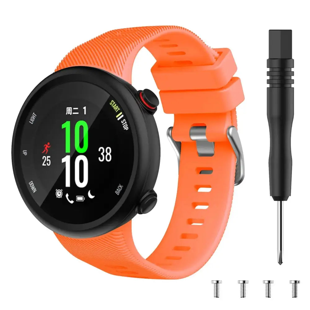 Silicone Strap for the Garmin Swim 2 & Forerunner 45S Series (available in 15 colours) Habicare