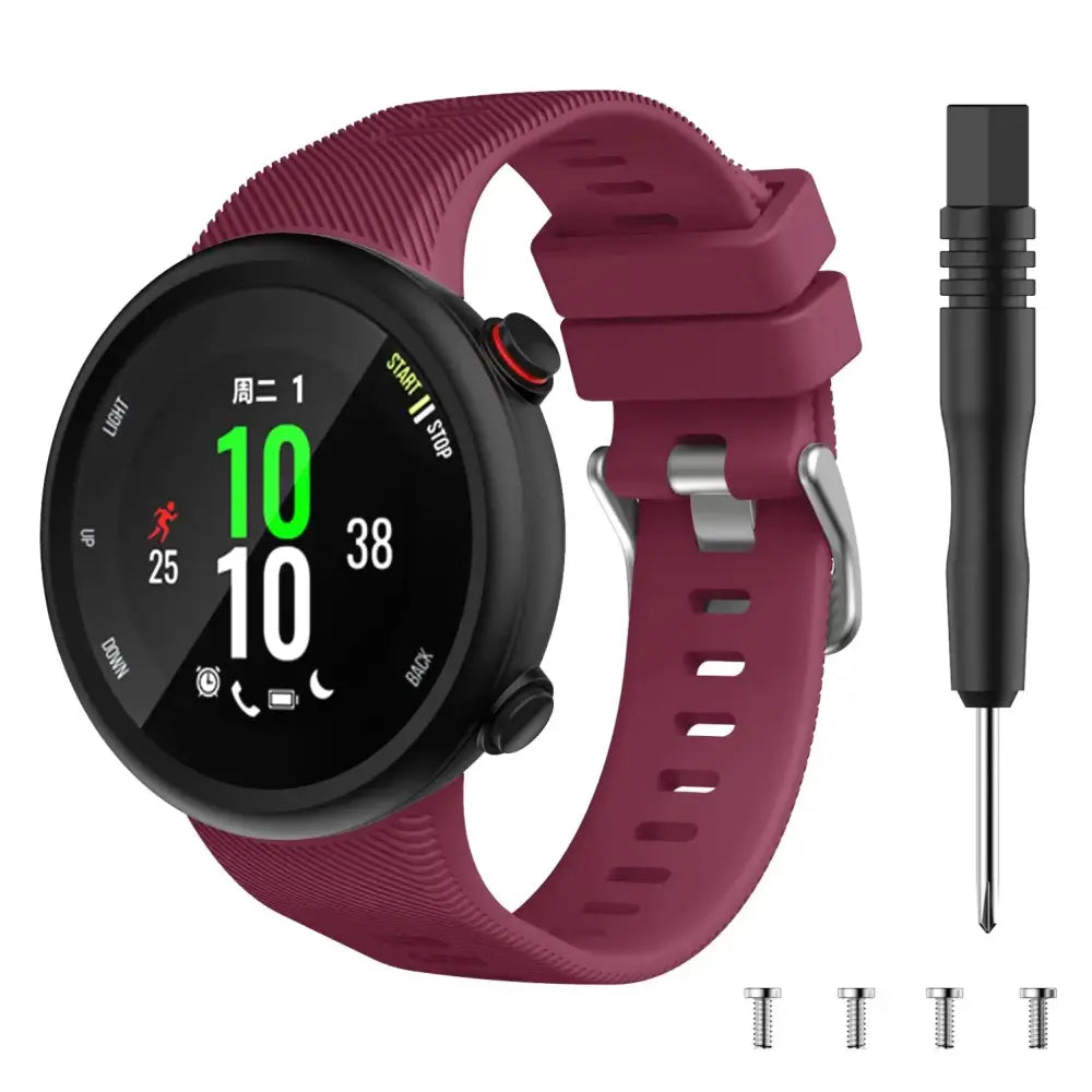 Silicone Strap for the Garmin Swim 2 & Forerunner 45S Series (available in 15 colours) Habicare