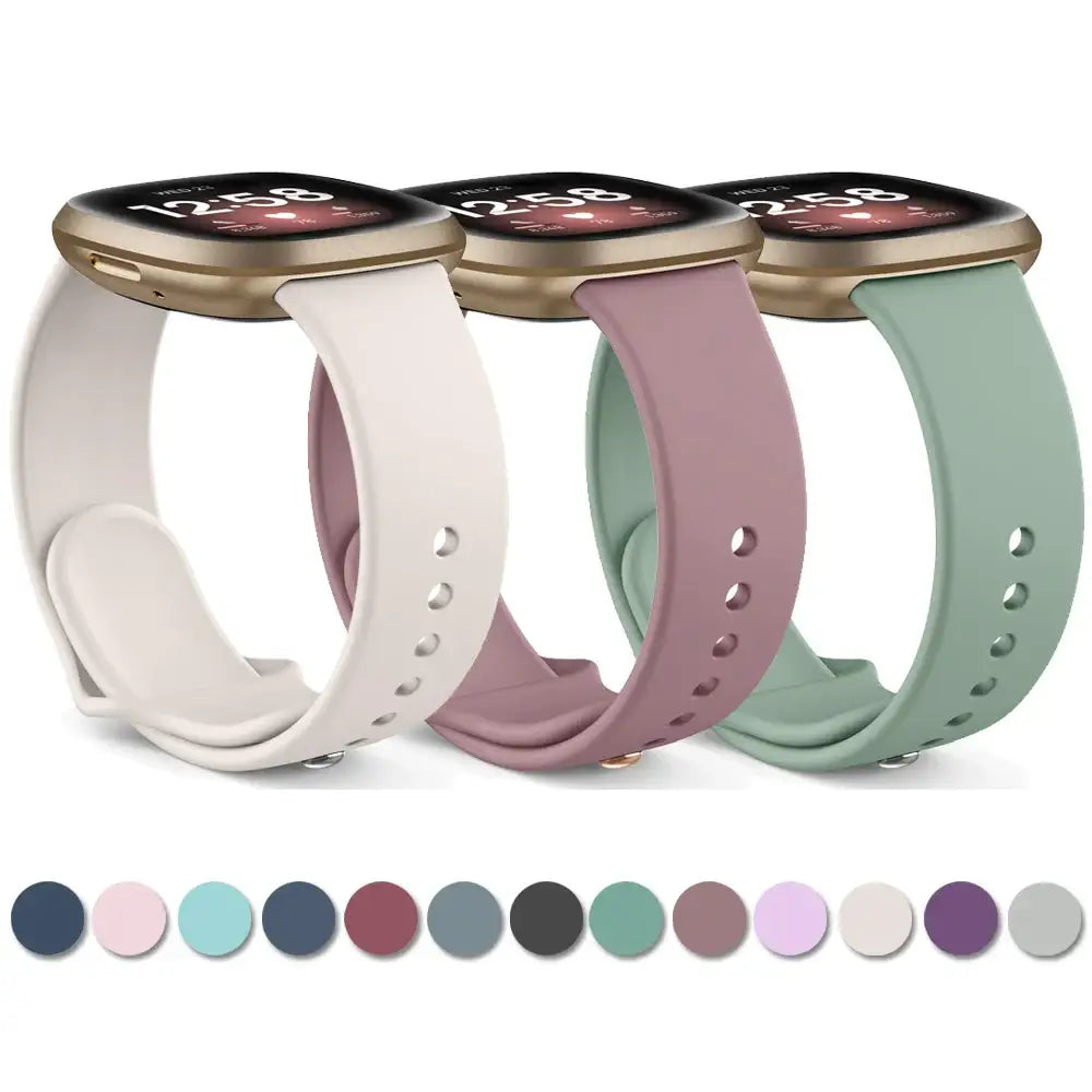 Silicone Watch Band for Fitbit Sense 2 (available in 17 colours) Habicare