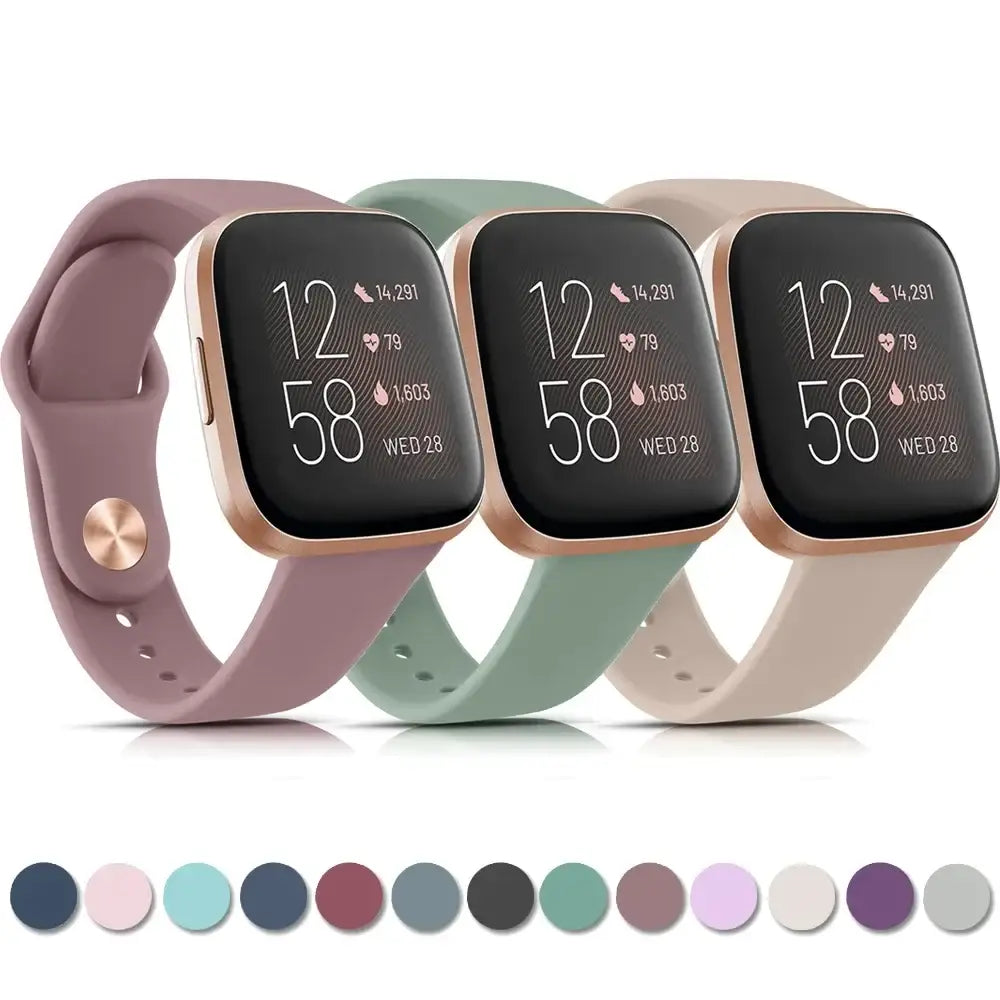 Silicone Watch Band for Fitbit Sense 2 (available in 17 colours) Habicare