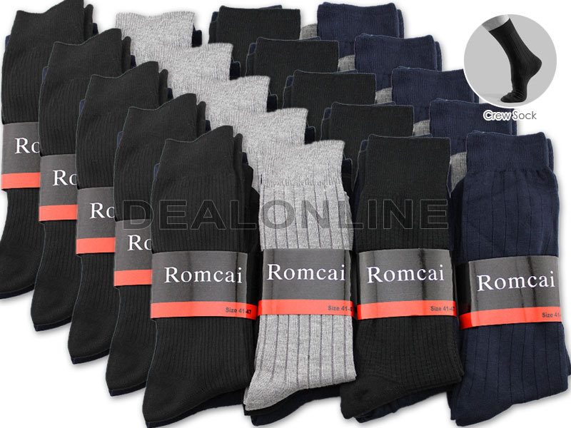 (60 Pairs) Business Socks Crew/Dress Socks dealonline.co.nz