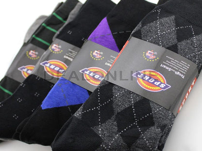 Crew Socks Patterned Socks (12 Pairs) Mix RANDOM dealonline.co.nz
