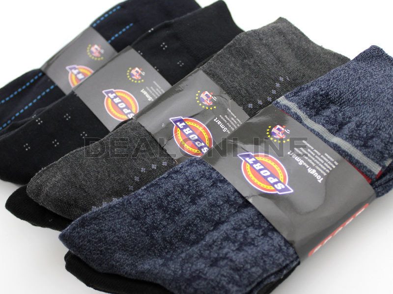 Crew Socks Business Socks Patterned Socks Mix RANDOM  WHOLESALE - (60 Pairs) dealonline.co.nz