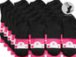 WHOLESALE - (60 Pairs) BLACK Ankle Socks dealonline.co.nz