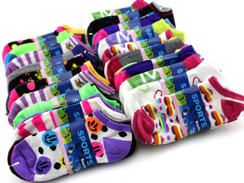 WHOLESALE - (60 Pairs) Women's/Girls' Ankle Socks dealonline.co.nz