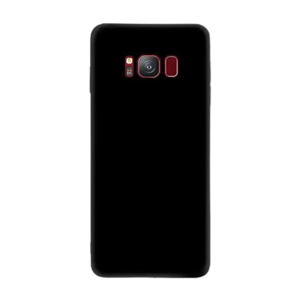 Soft Silicone Cover for Samsung Galaxy Note & S Series (Black) Habicare