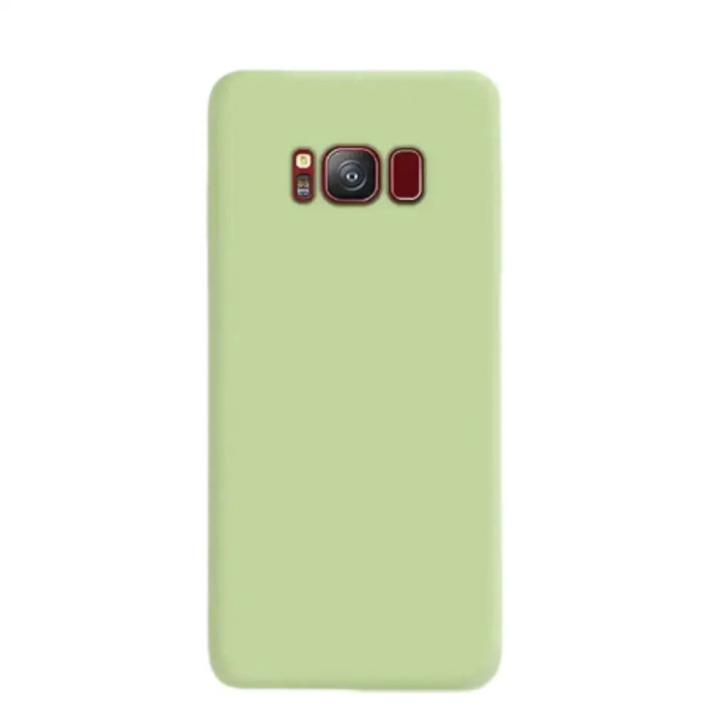 Soft Silicone Cover for Samsung Galaxy Note & S Series (Green) Habicare