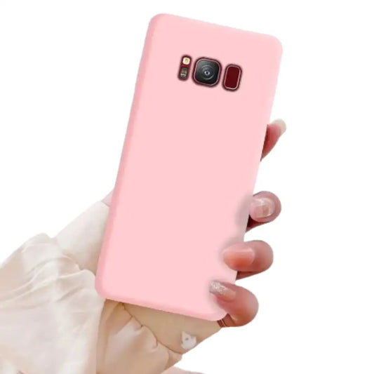 Soft Silicone Cover for Samsung Galaxy Note & S Series (Pink) Habicare
