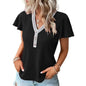 Women's Soft Waffle Texture T-Shirt
