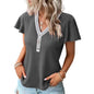 Women's Soft Waffle Texture T-Shirt