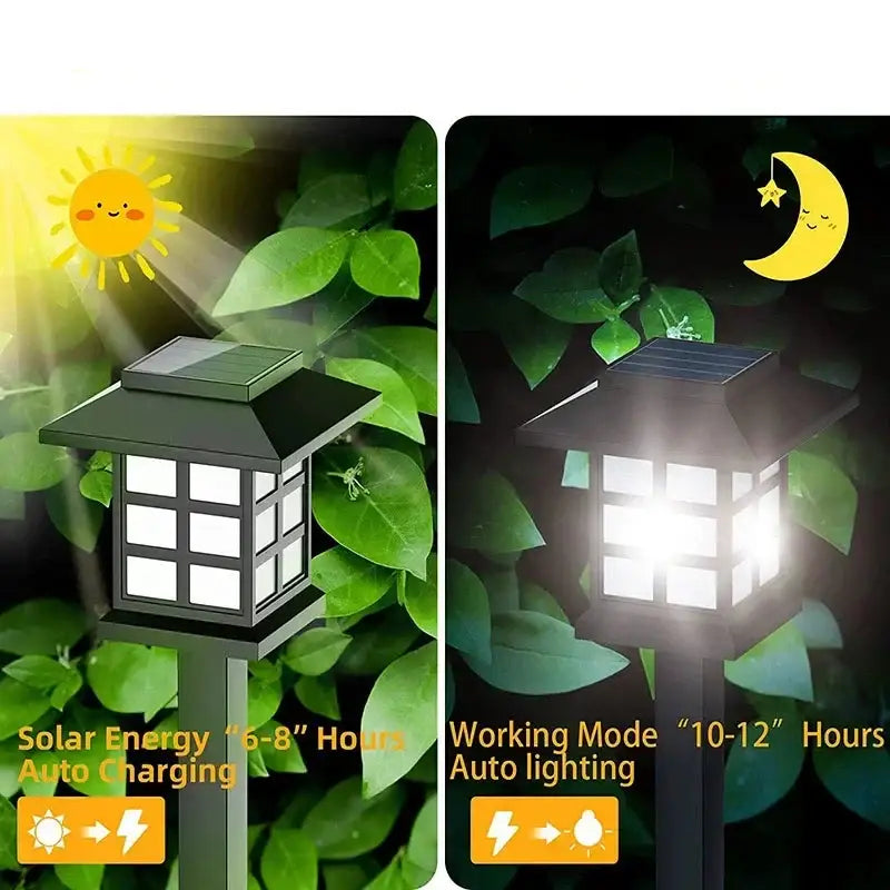 Solar LED Pathway Lights (2/4/6/8Pcs) Habicare