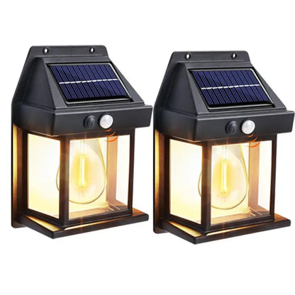 Solar Waterproof Outdoor LED Wall Light with Motion Sensor Habicare