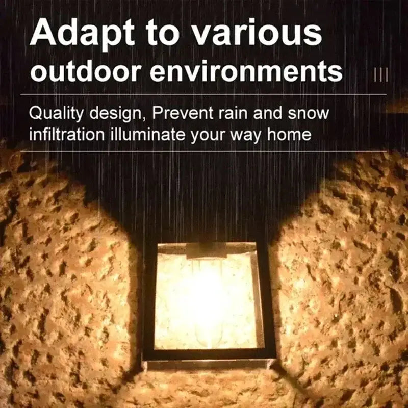 Solar Waterproof Outdoor LED Wall Light with Motion Sensor Habicare