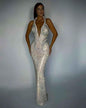 Sophisticated Sequin Sheath Dress