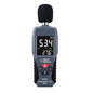 9eight5 sound level noise meter measuring decibels from 30 to 130dB, handheld tool for noise level testing and analysis.