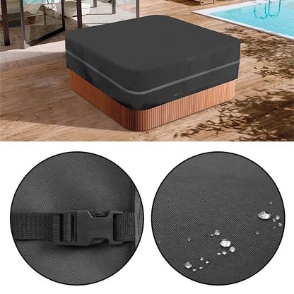 SPA Hot Tub Dust Cover – Square Outdoor Pool & Jacuzzi Cover (different sizes available) Habicare