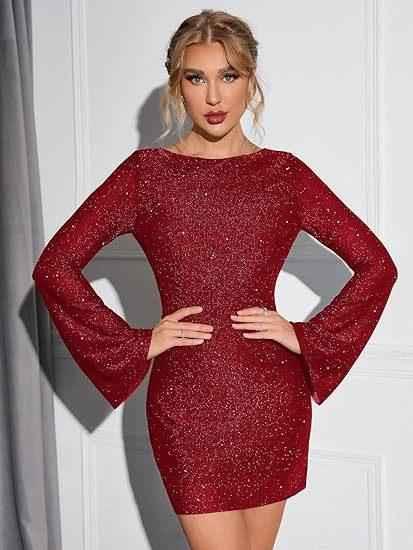 Women's Starlit Nights Lace-Up Dress
