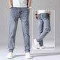 Straight-Leg Denim Pants for Men