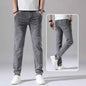 Straight-Leg Denim Pants for Men