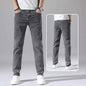Straight-Leg Denim Pants for Men