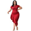 Lotus Leaf Tie - Casual Chic Dress