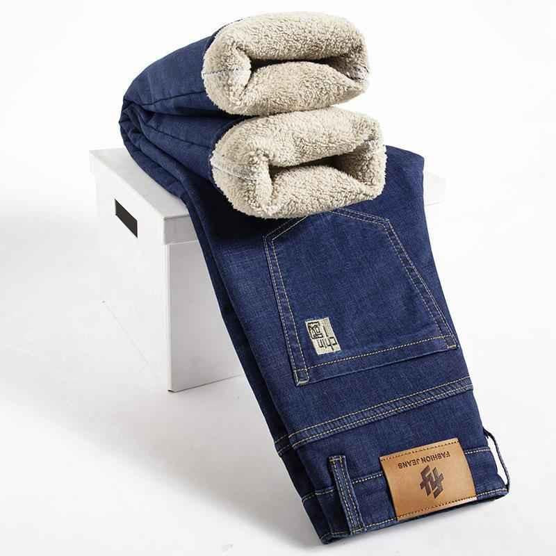 Dark blue Stylish 3Sixty5 Ultimate Fleece Straight Pants shown on a model, featuring a relaxed fit and cozy fleece material.