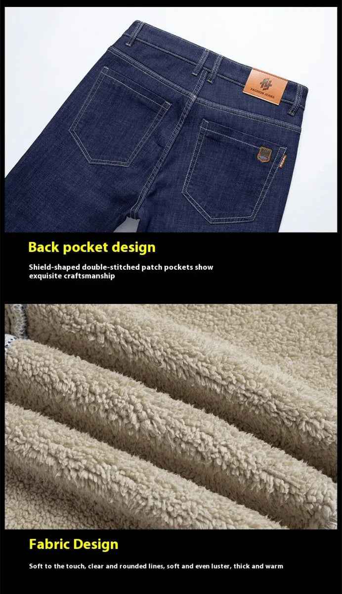 Dark blue Stylish 3Sixty5 Ultimate Fleece Straight Pants, casual pants with a comfortable fit and sleek design.