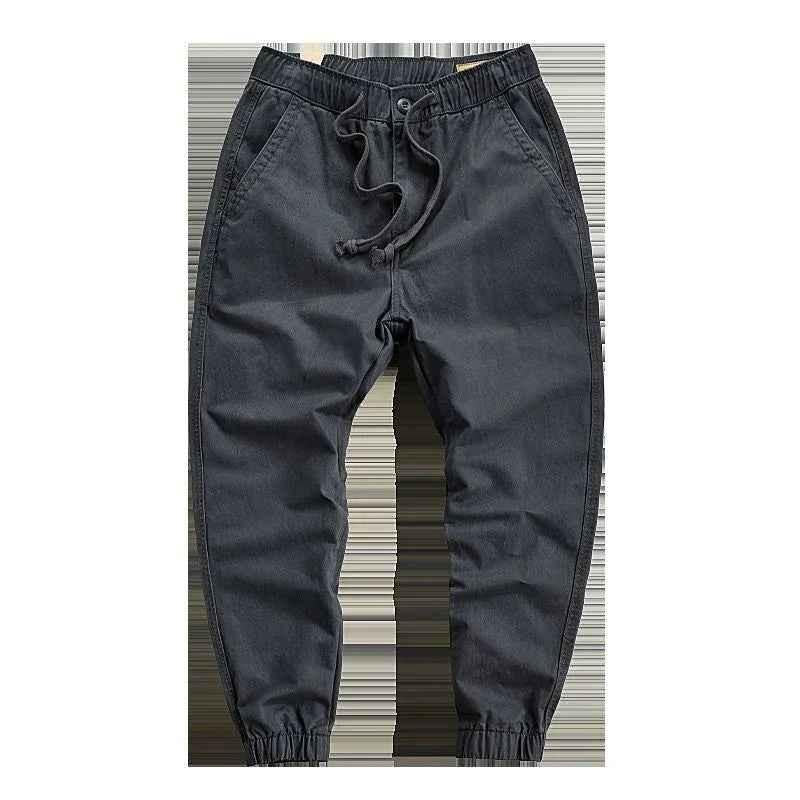 Black Vortex Pro-Gear Utility Pants for Men by Stylish 3Sixty5, featuring multiple pockets and durable fabric.