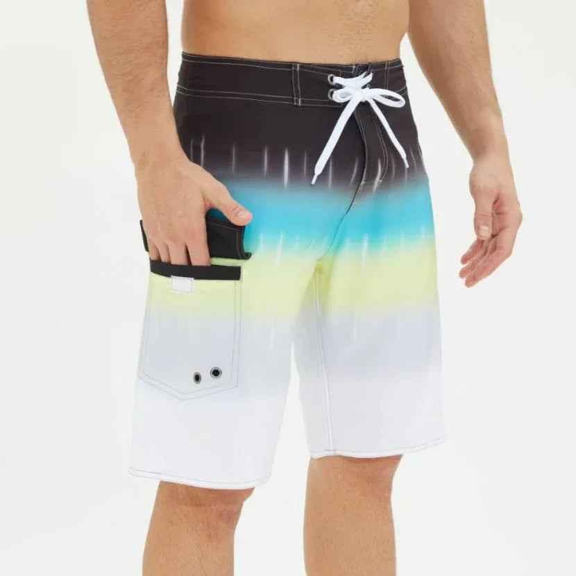 Stylish 3Sixty5 Ocean Drift plus size beach shorts with a colorful, tropical print and comfortable fit for summer beachwear.