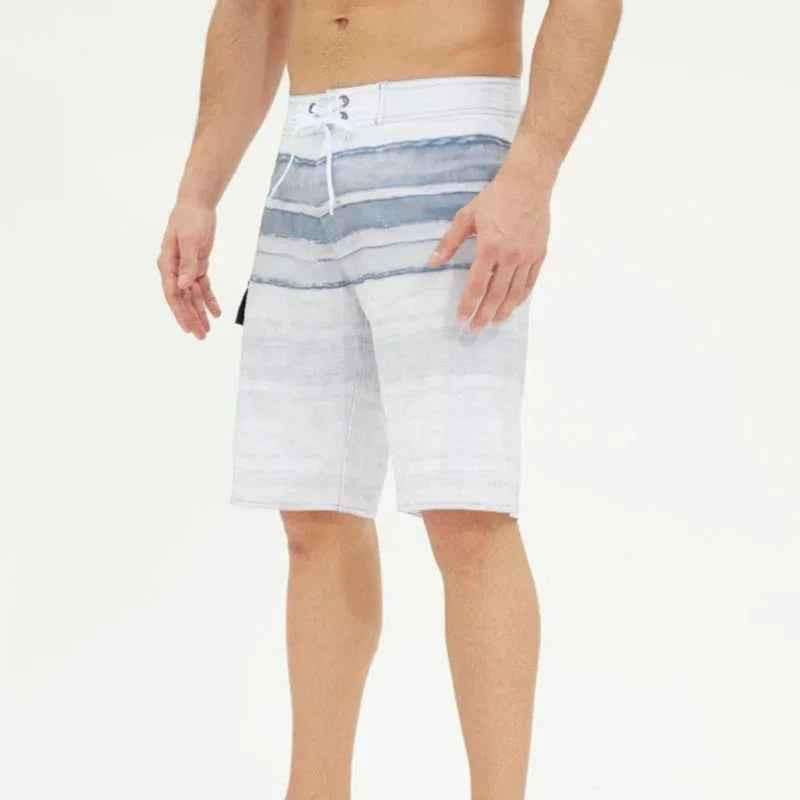 Stylish 3Sixty5 Ocean Drift plus size beach shorts with a colorful, tropical pattern for warm-weather beachwear.