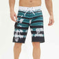 Stylish 3Sixty5 Ocean Drift plus size beach shorts with a tropical print, lightweight fabric, and comfortable fit for summer days.