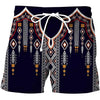 Retro Striped Shorts: Classic Men's Vintage Fashion