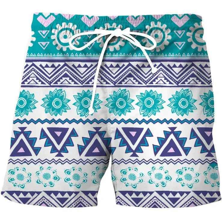 Stylish 3Sixty5 retro striped men's shorts with vintage design, featuring bold stripes and classic fit for casual summer wear.