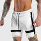 White Stylish 3Sixty5 Aerolite Training Joggers shorts, lightweight and breathable streetwear for active wear.