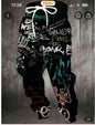 Men's printed sweatpants from Stylish 3Sixty5 with bold all-over print, tapered fit, and comfortable design.