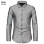 Black Rhombus Bronzed Button-Up Shirt by Stylish 3Sixty5, featuring a classic collar and button closure, worn as a stylish top.