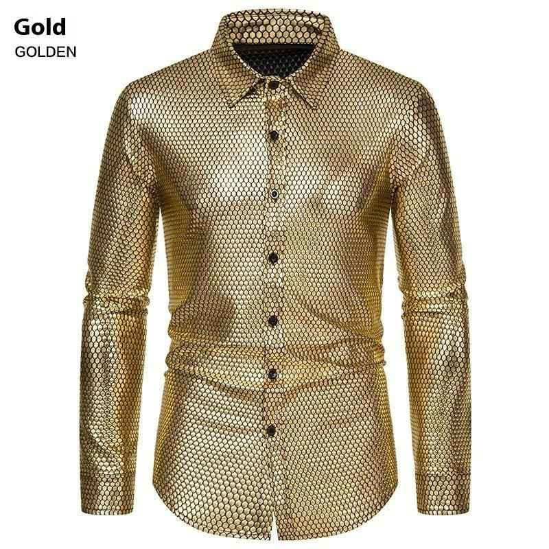 Stylish 3Sixty5 black Rhombus Bronzed button-up shirt with a classic collar and long sleeves, displayed on a mannequin.