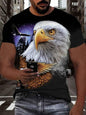 Stylish 3Sixty5 Apex Eagle men's statement tee, featuring a bold eagle graphic on a casual tops shirt.