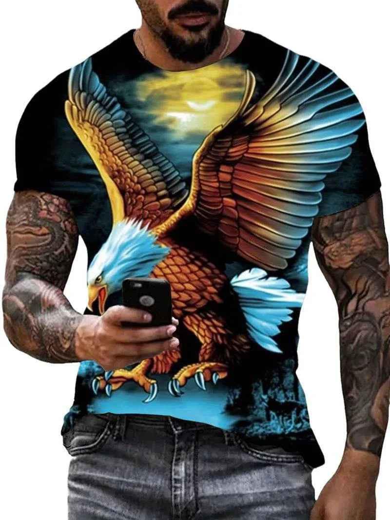 Stylish 3Sixty5 Apex Eagle Statement Tee for men, featuring a bold eagle graphic on a casual top.
