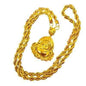 Eco-Friendly Gold Hemp Necklace