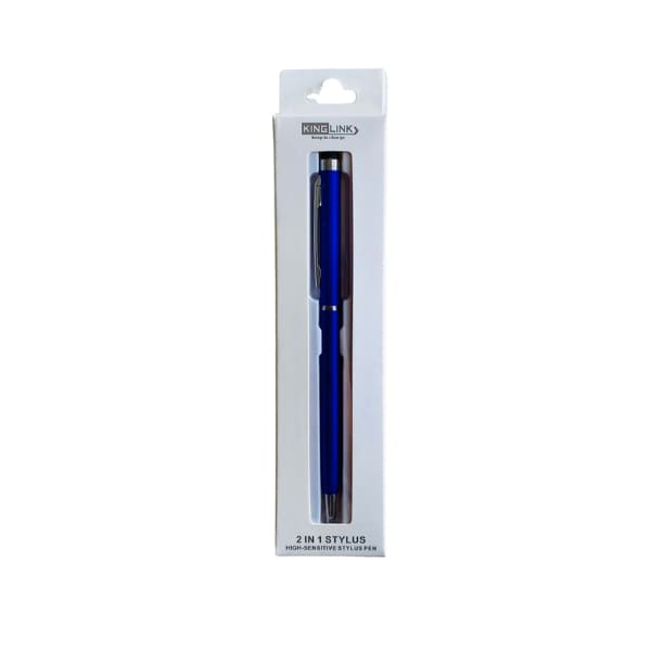 Stylus Pen (2 in 1) - Dual Touch (Navy Blue) 9eight5