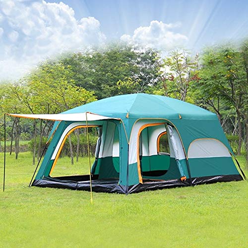 Clearance!!! Family Outdoor Camping Tent – Double Layer, Family Cabin Tent ECOTREK