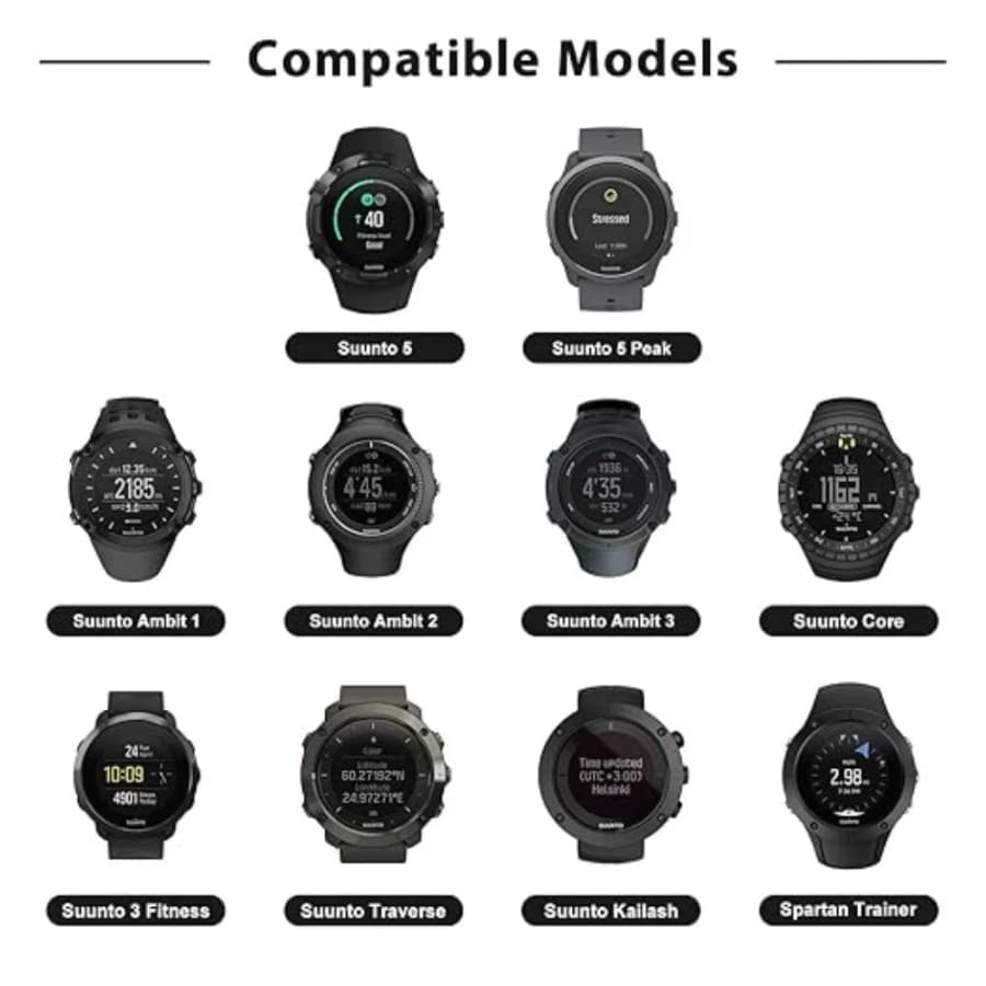 USB Charger for Suunto Watch (Suunto 3 Fitness, Suunto 5, Traverse, Ambit 1,2,3) That Watch Shop