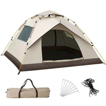 Portable Beach Tent - UV Protection Sun Shelter for 2-4 People | Quick Setup Foldable Camping Tent