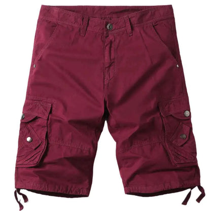 Men's Camouflage Multi-pocket Loose Work Shorts