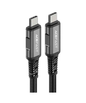 Techplus ACEFAST 240W USB-C to USB-C cable showcasing a durable, high-power PD charging cable with reinforced connectors.