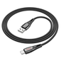 Techplus HOCO U133 USB-C fast charging cable, 1.2m braided design, supports 3A charging, ideal for fast device power transfer