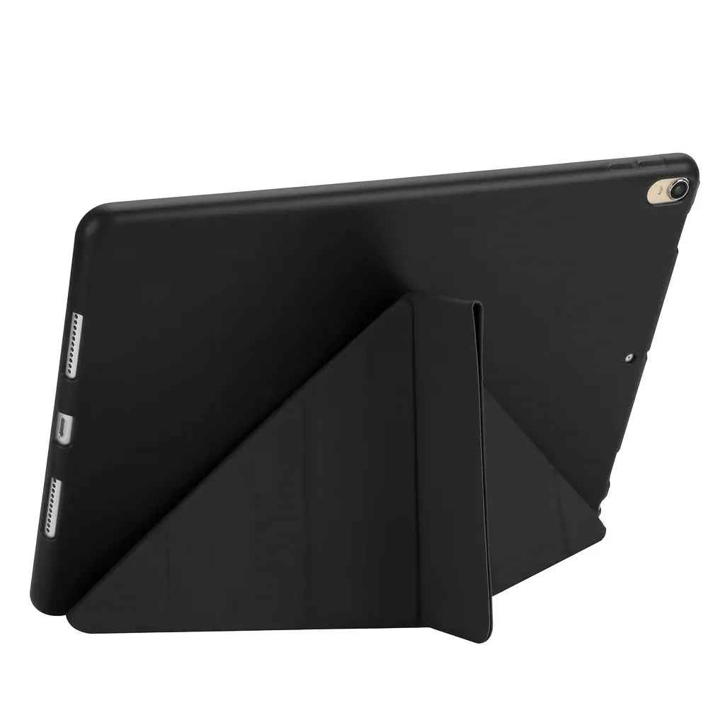 Techplus iPad Air 6 11-inch ultra-slim smart case with lightweight trifold cover, showing protective front and back design.