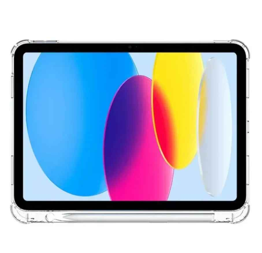 TechPlus iPad Pro 11 1st Gen clear case, slim transparent cover protecting the device with a sleek design.