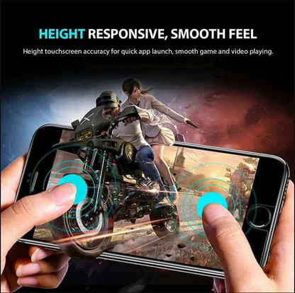 Two TechPlus glass screen protectors for iPhone 7 Plus, designed to safeguard the screen from scratches and cracks.